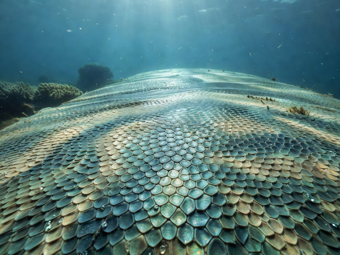 Biomimetic Eco-Foul Surface Coating Texture Under Sea Water